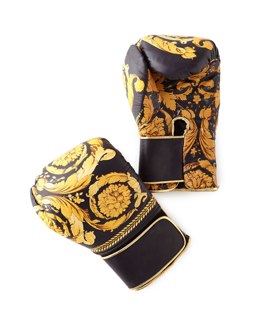 Versace Barocco Boxing Gloves Neiman Marcus
