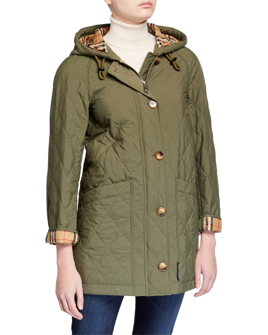 Burberry Roxwell Quilted Jacket Neiman Marcus