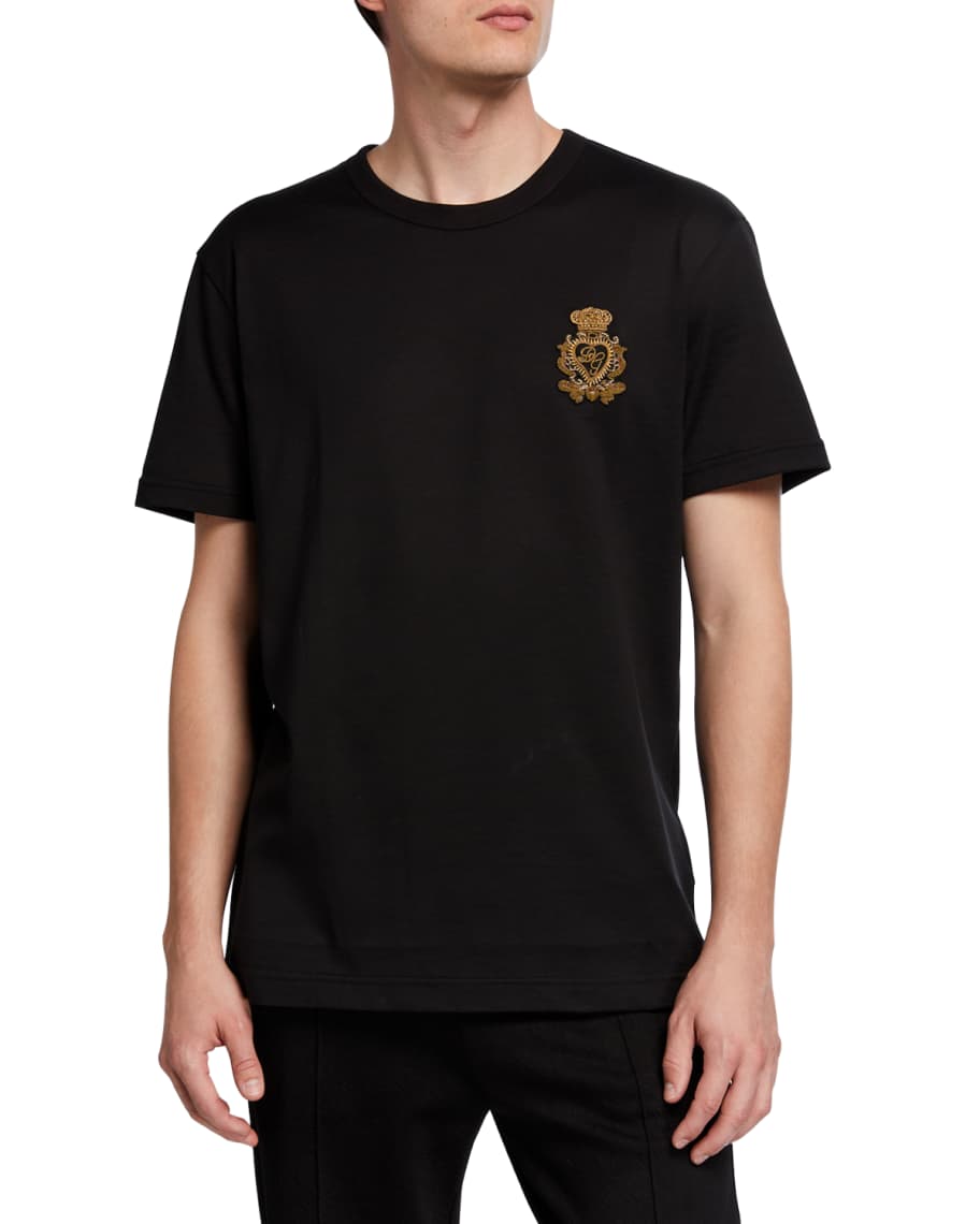 Dolce&Gabbana Men's Crest Graphic T-Shirt | Neiman Marcus