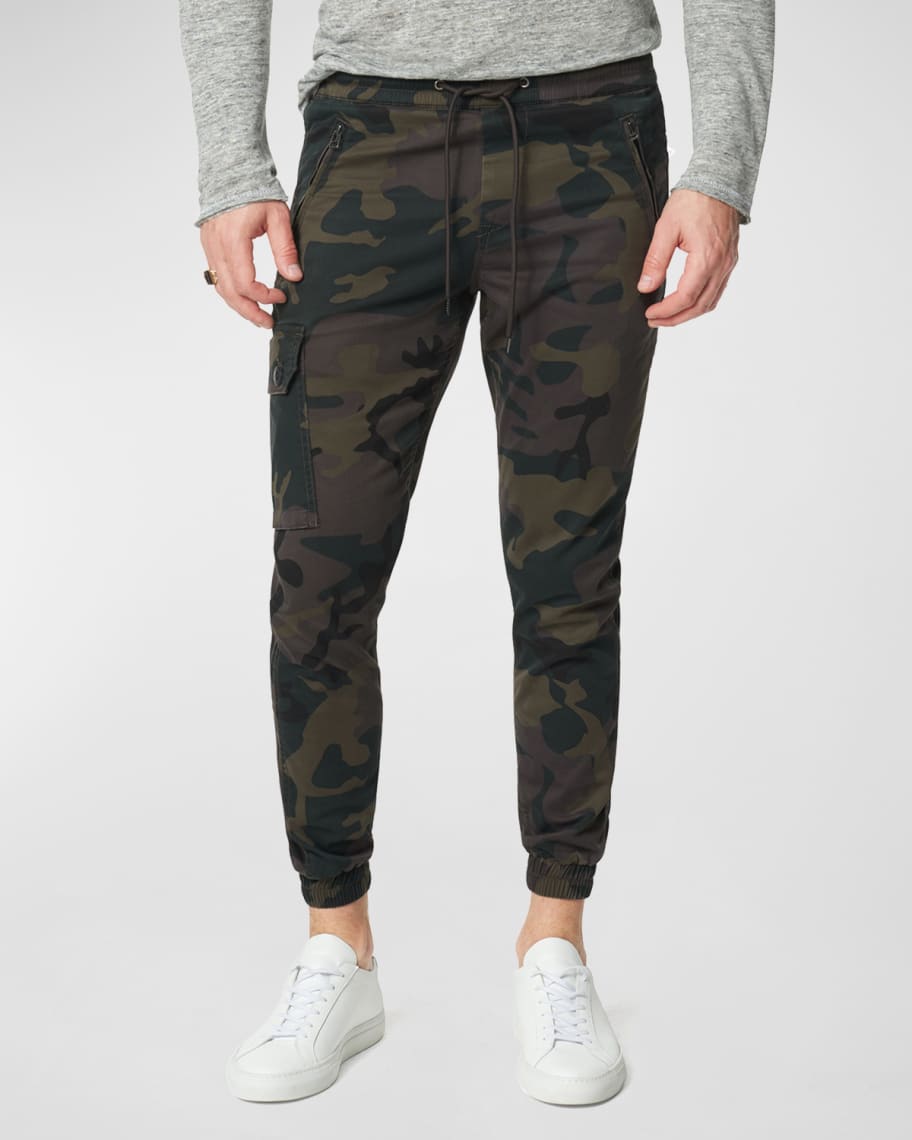 Joe's Jeans Men's Camo Drop-Yoke Twill Cargo Pants | Neiman Marcus