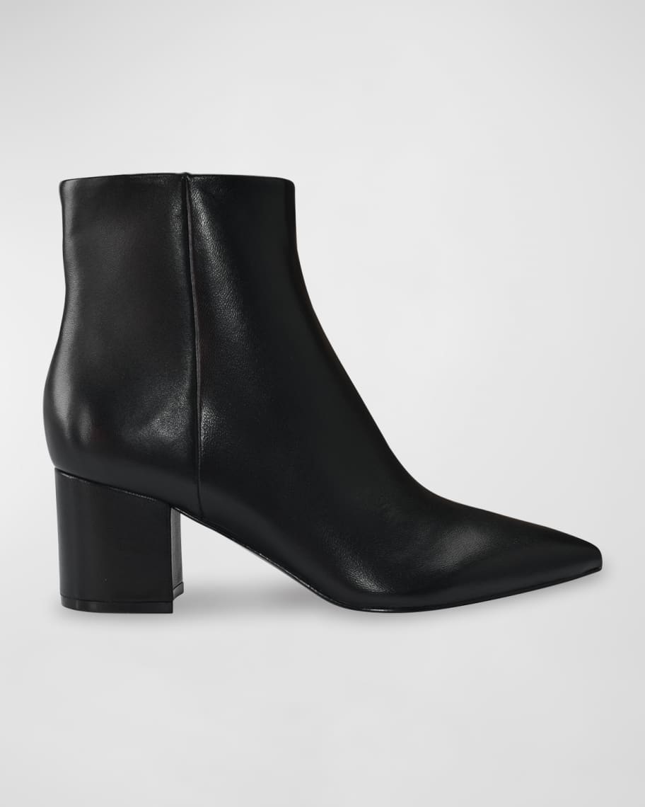 Marc Fisher LTD Jarli Leather Booties | Neiman Marcus