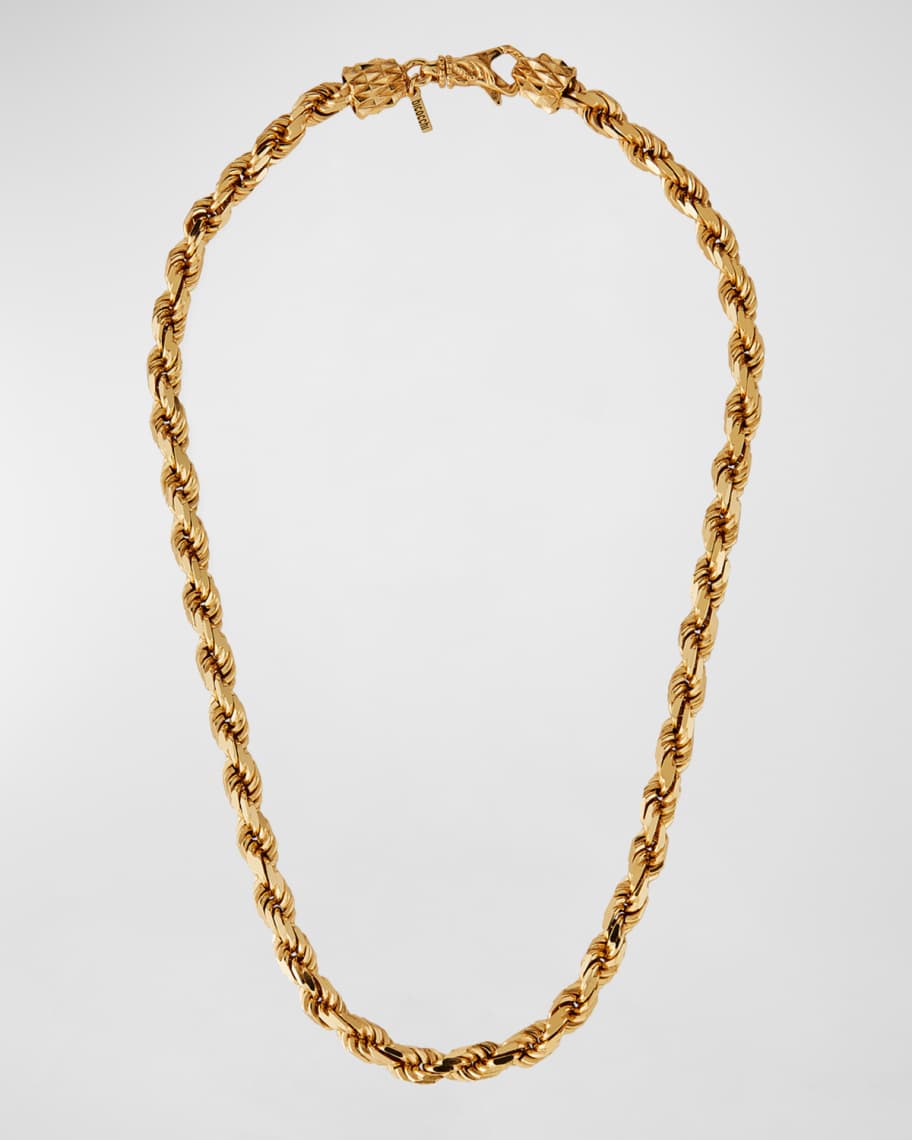 ネックレス・ペンダント emanuele bicocchi NEW ROPE KNOT NECKLACE (NDN1GSILVER GOLD) Gold Plated Silver Knot Chain Necklace | EMANUELE BICOCCHI