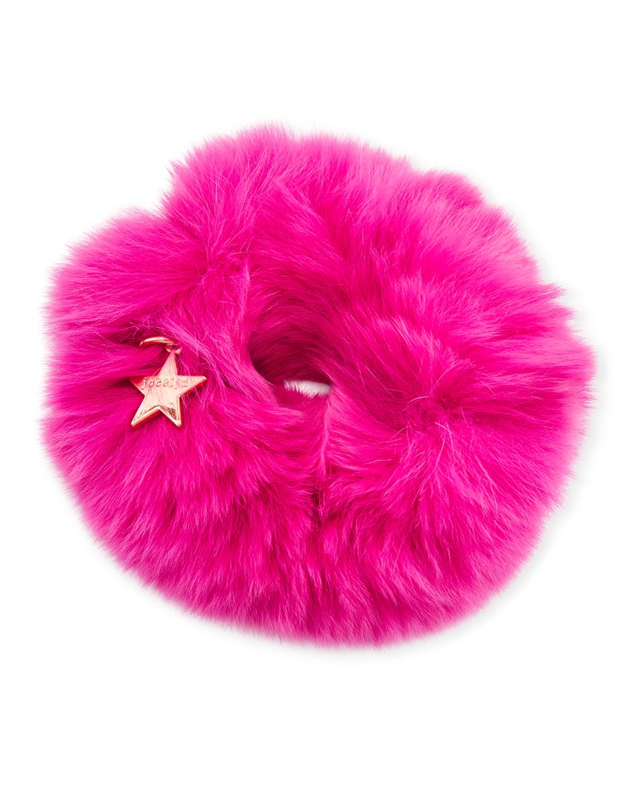 Jocelyn Sheared Rabbit Fur Scrunchie | Neiman Marcus