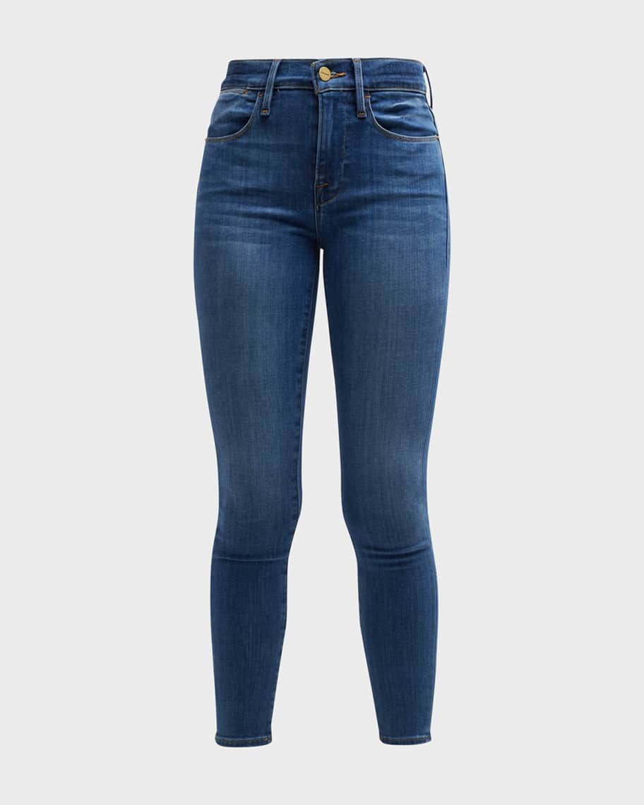 Image 1 of 6: Le High Skinny Ankle Jeans
