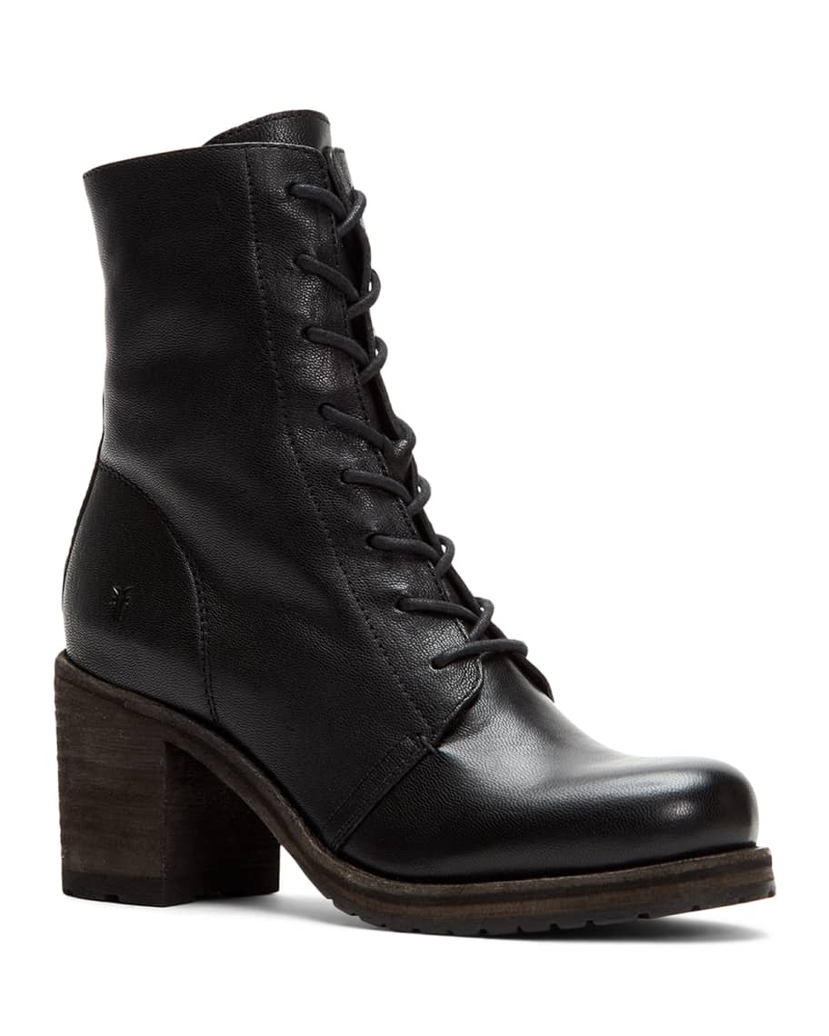 frye combat lace up