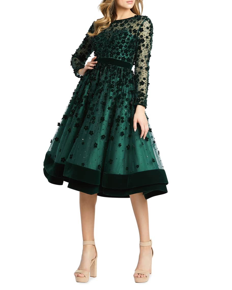 Neiman marcus tea 2025 length dresses
