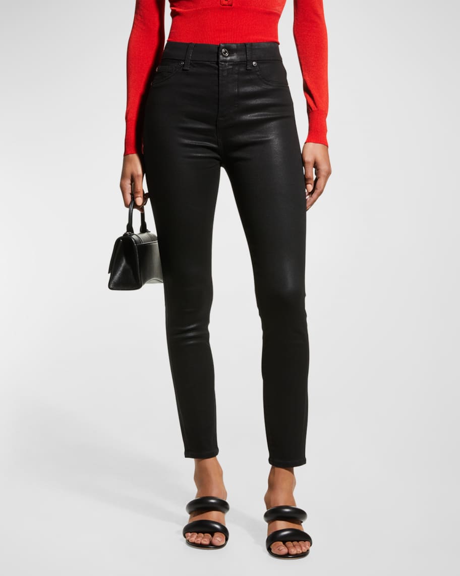 7 for all mankind The High Waist Ankle Skinny Jeans | Neiman Marcus