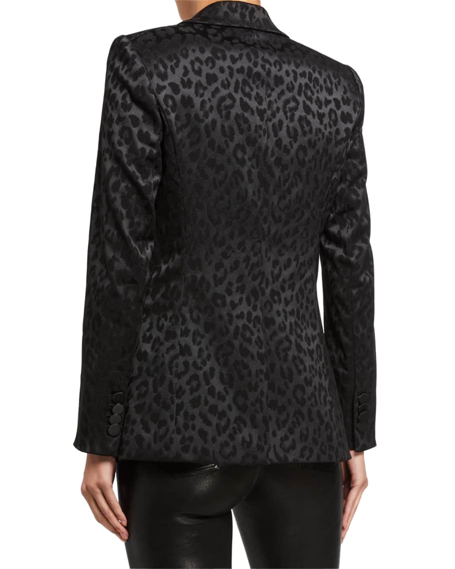 Veronica Beard Ashburn Leopard Print Dickey Jacket Neiman Marcus