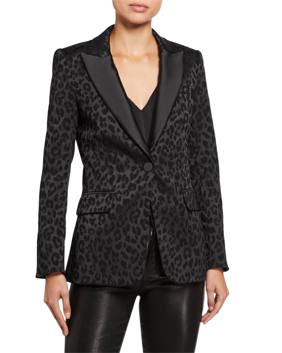 Veronica beard deals leopard dickey