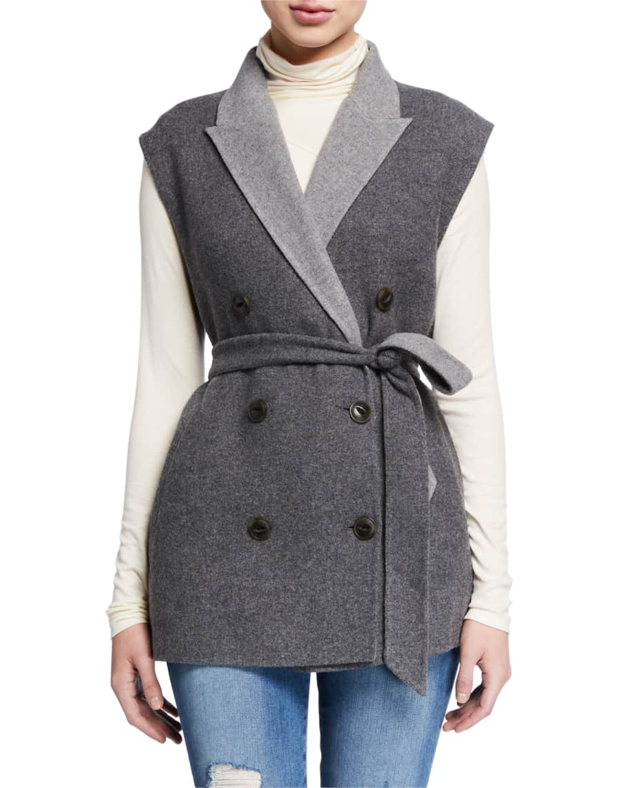 Rag Bone Pearson Double Breasted Wool Vest Neiman Marcus