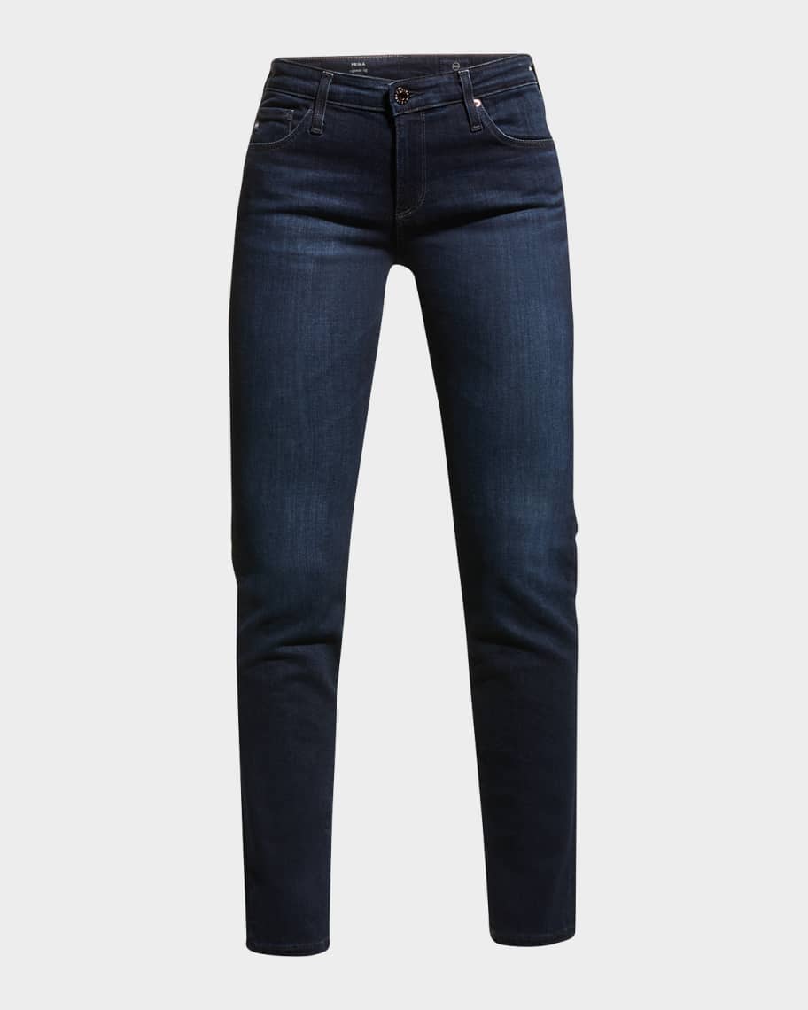 AG Jeans Prima Mid-Rise Ankle Cigarette Jeans | Neiman Marcus