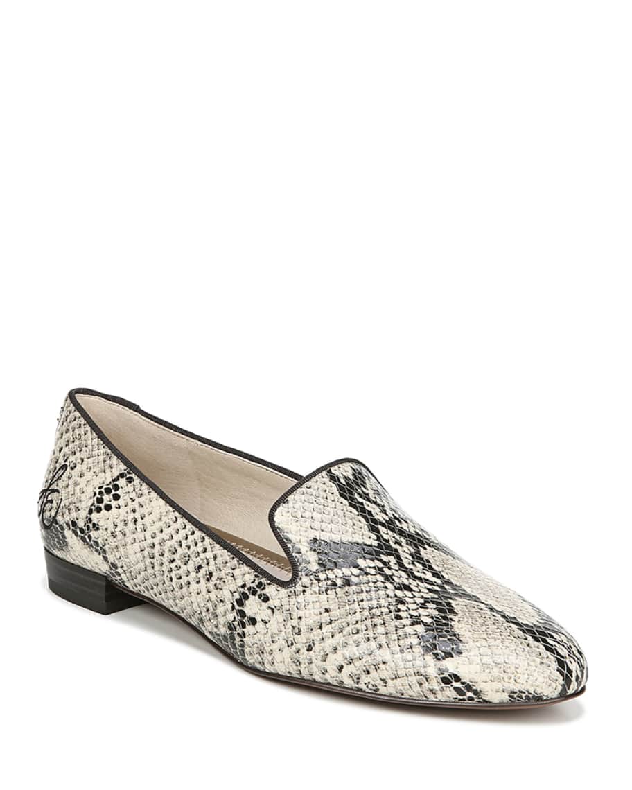 Sam edelman 2025 snake loafers