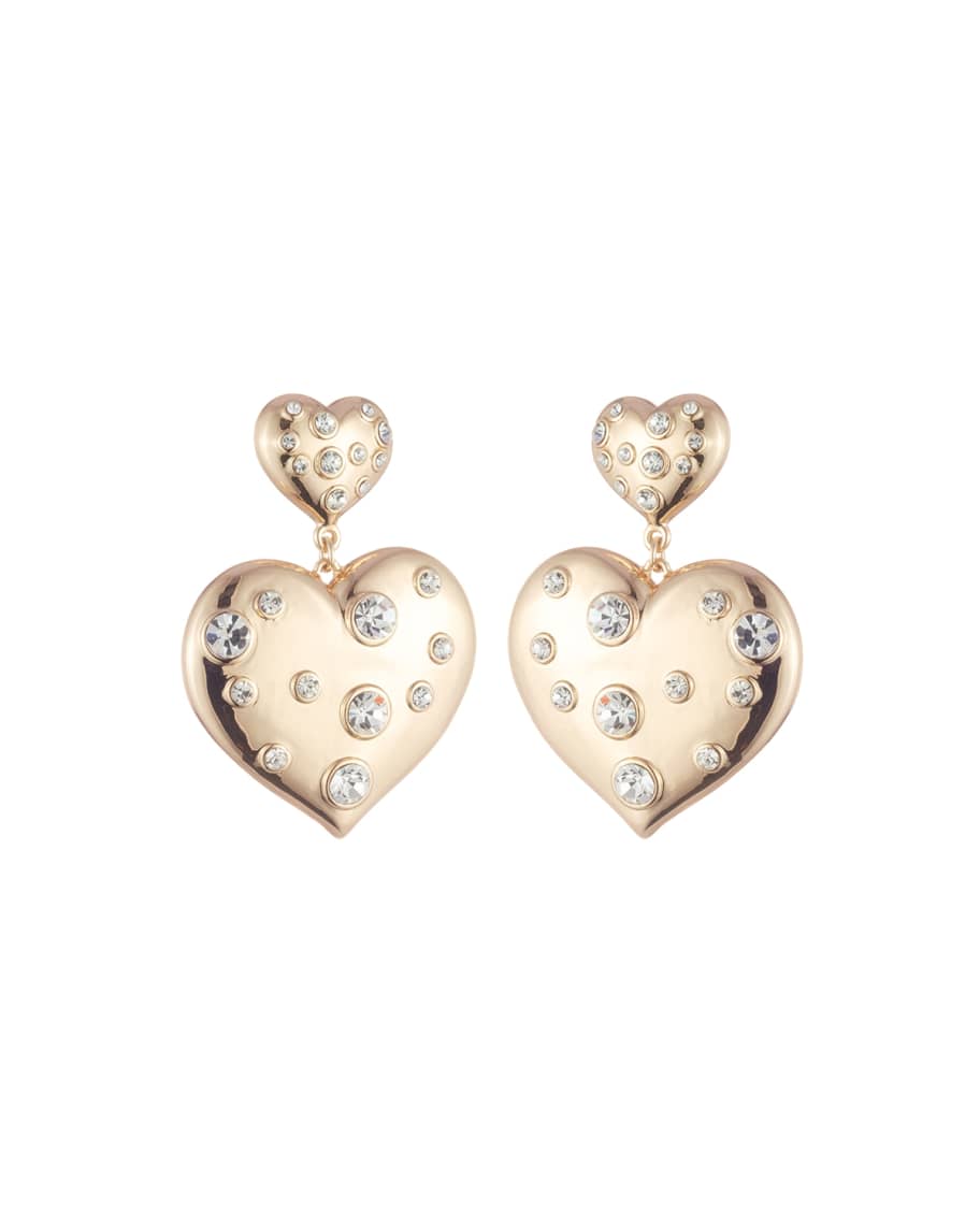 Dannijo heart earrings hot sale
