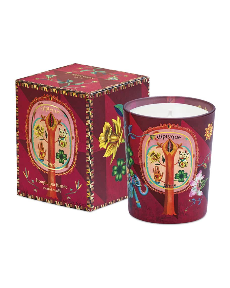 DIPTYQUE Lucky Flower Candle, 6.5 oz. / 190 g Neiman Marcus