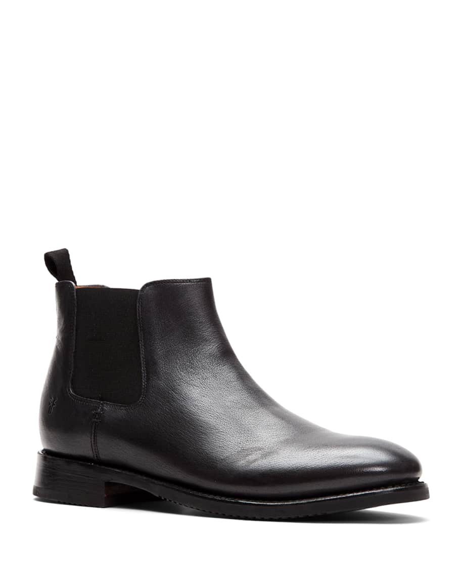 Frye Men's Peyton Leather Chelsea Boots | Neiman Marcus