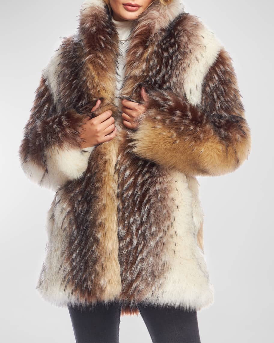 Louis White/Multicolor Monogram Mink Fur Jacket M Louis Vuitton | The  Luxury Closet