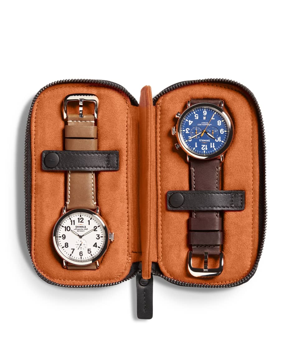 Shinola travel watch case deals