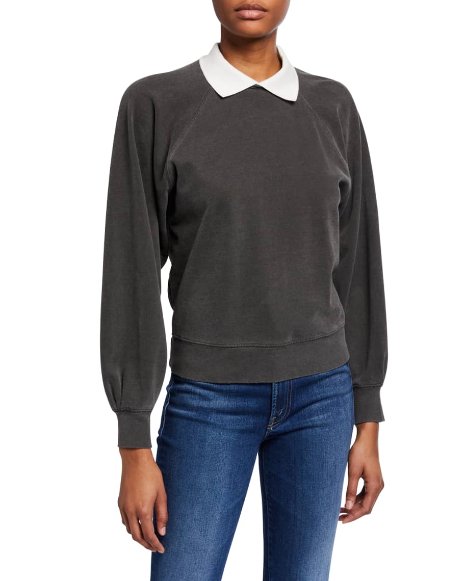 Amo puff shop sleeve sweatshirt