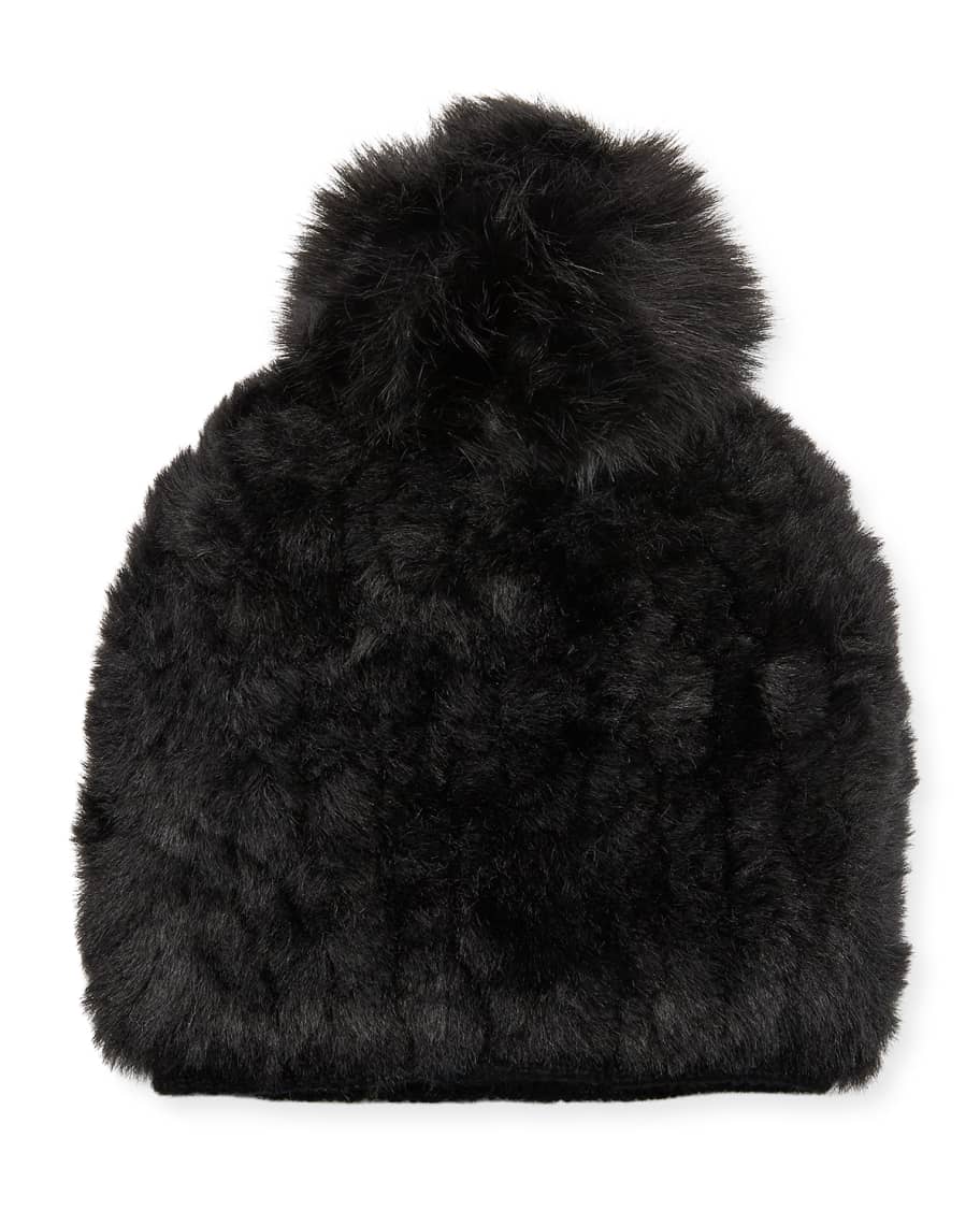 Pia Rossini Faux Fur Beanie Hat | Neiman Marcus
