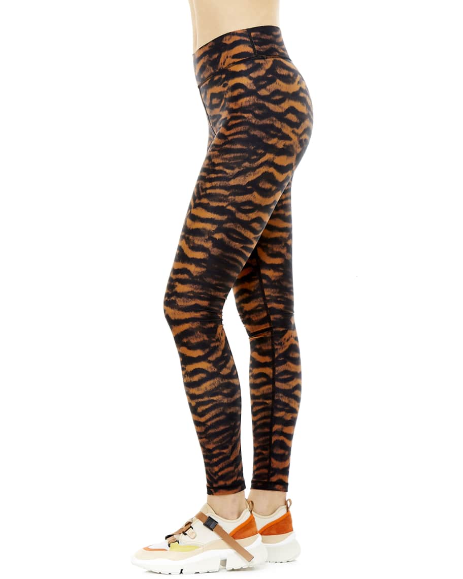 The Upside Tiger-Print Yoga Leggings | Neiman Marcus
