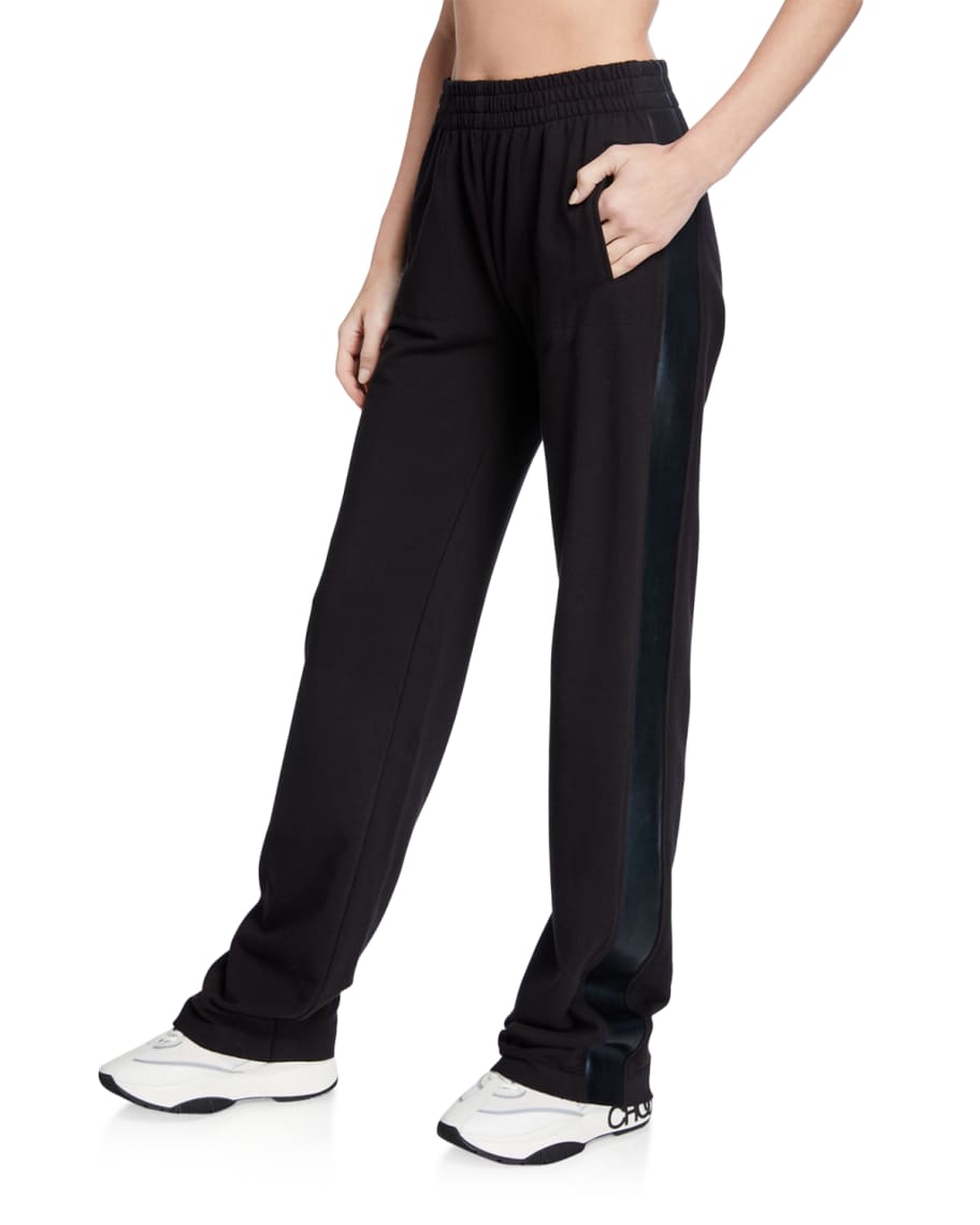 Side Striped Boyfriend Sweatpants