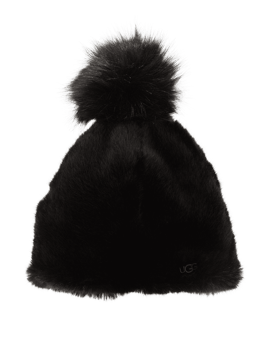 UGG Faux Fur Beanie Hat w/ Pompom Neiman Marcus