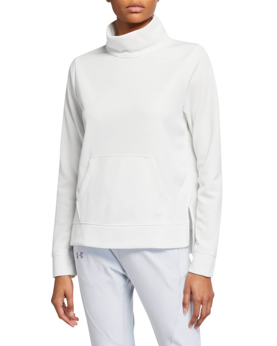 Under Armour Synthetic Fleece Mock Mirage Sweatshirt | Neiman Marcus