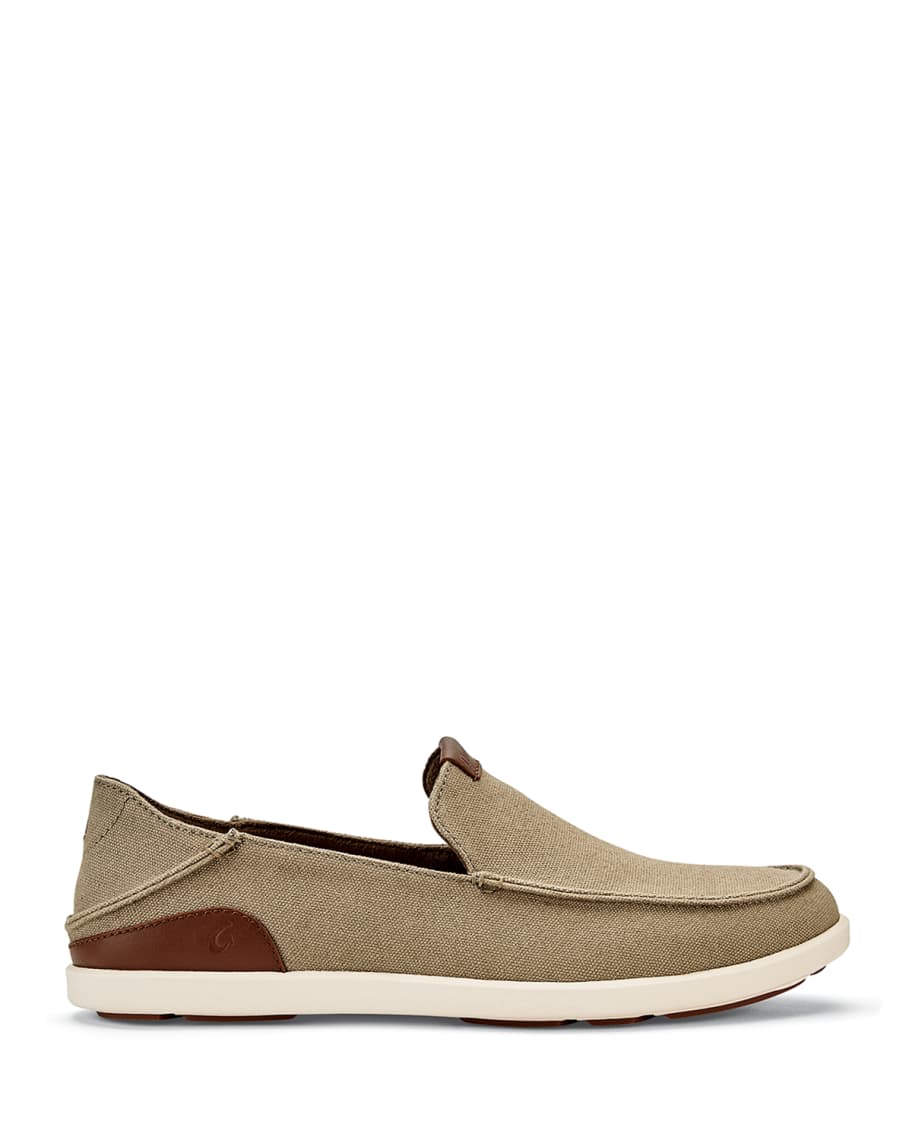Olukai Men s Manoa Canvas Slip On Shoes Neiman Marcus