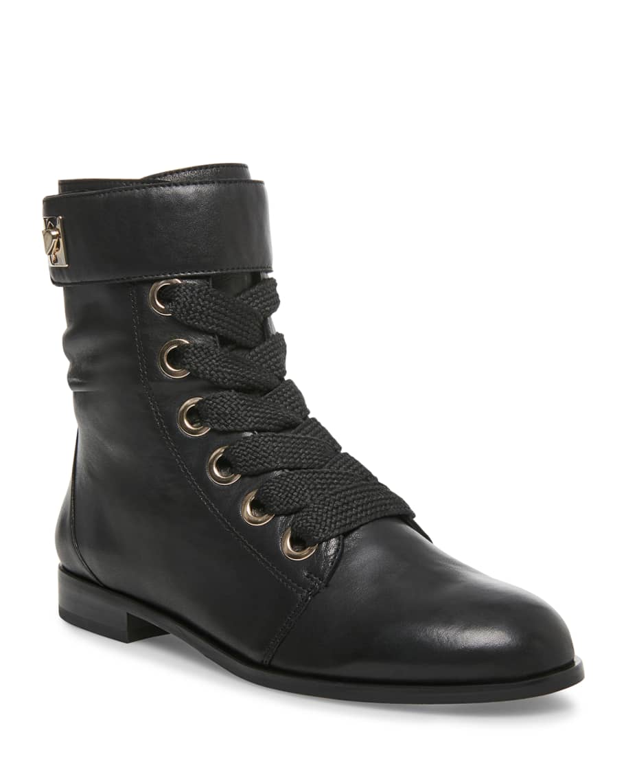 kate spade new york ruby napa lace-up boots | Neiman Marcus