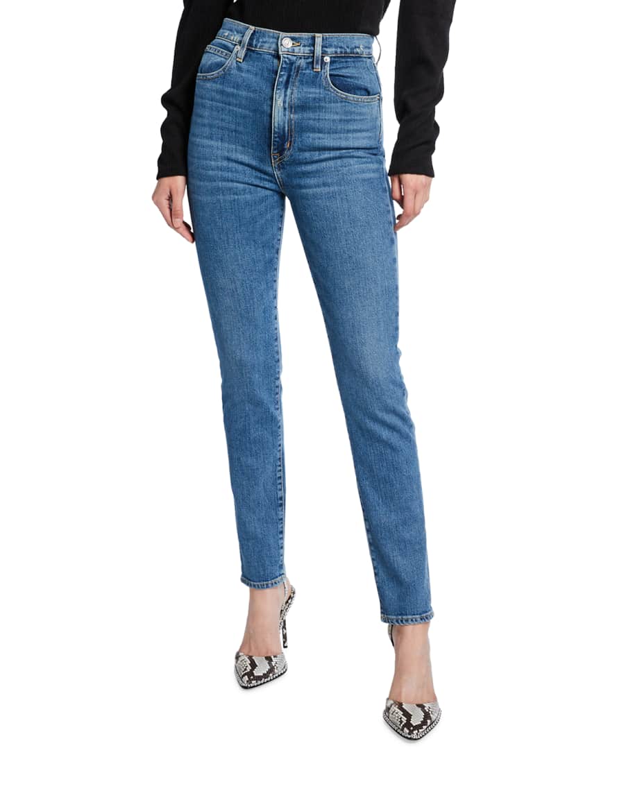 Slvrlake Beatnik High Rise Slim Jeans Neiman Marcus