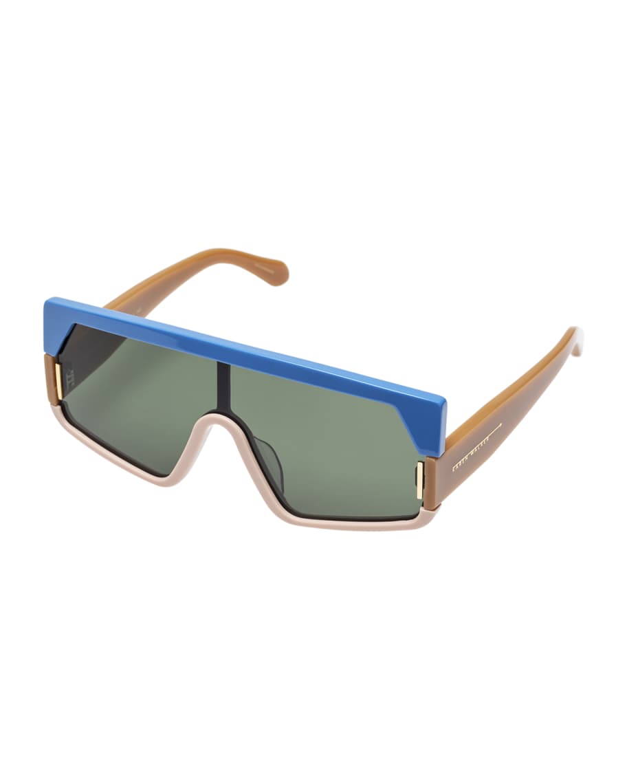 Karen Walker Vorticist Acetate Shield Sunglasses Neiman Marcus