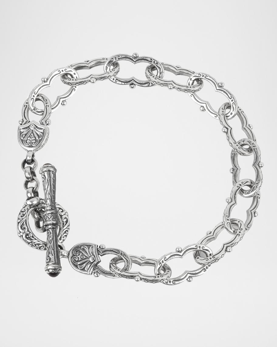 Konstantino Kleos Silver Figure 8-Link Bracelet | Neiman Marcus