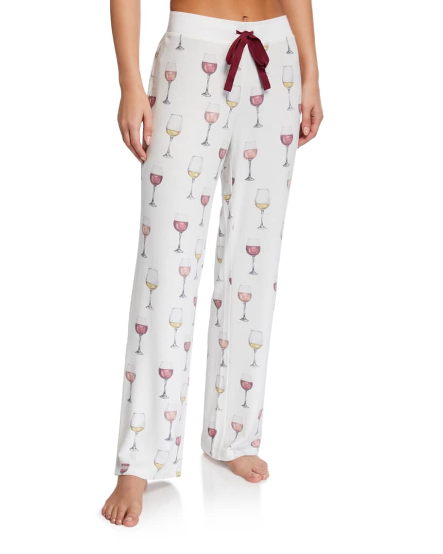 Wine pj pants hot sale