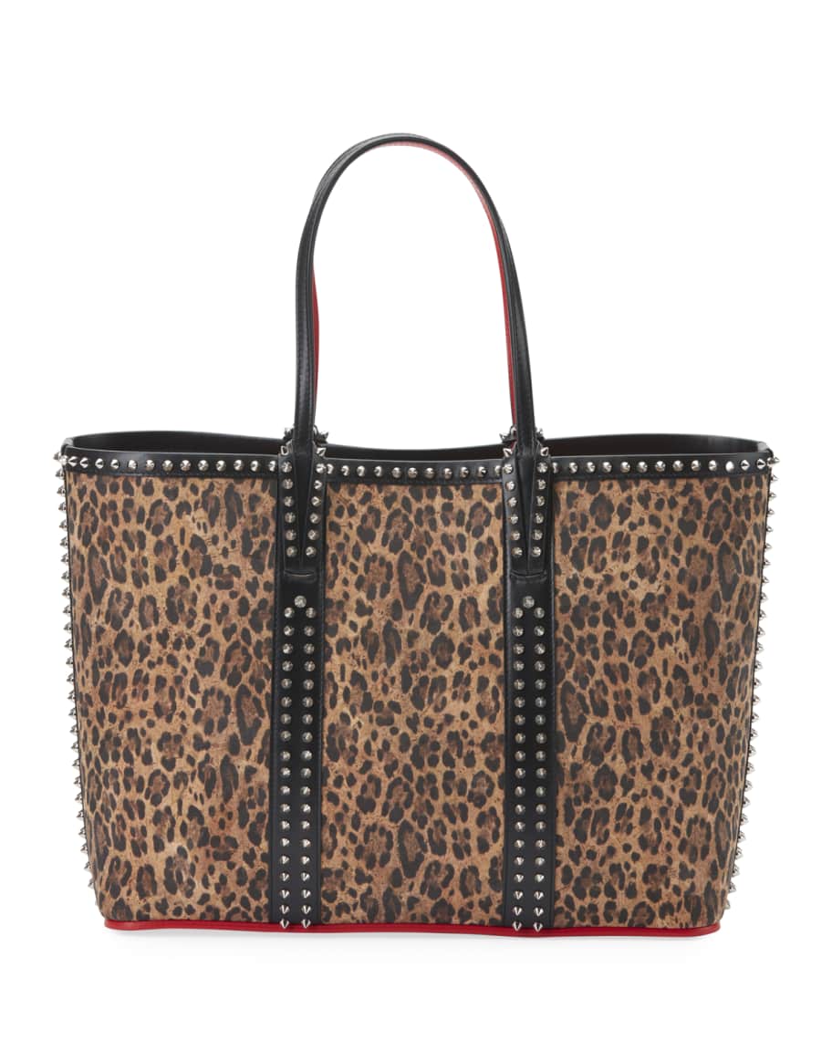 Christian Louboutin Cabata Liege Rio Leopard-Print Tote Bag | Neiman Marcus