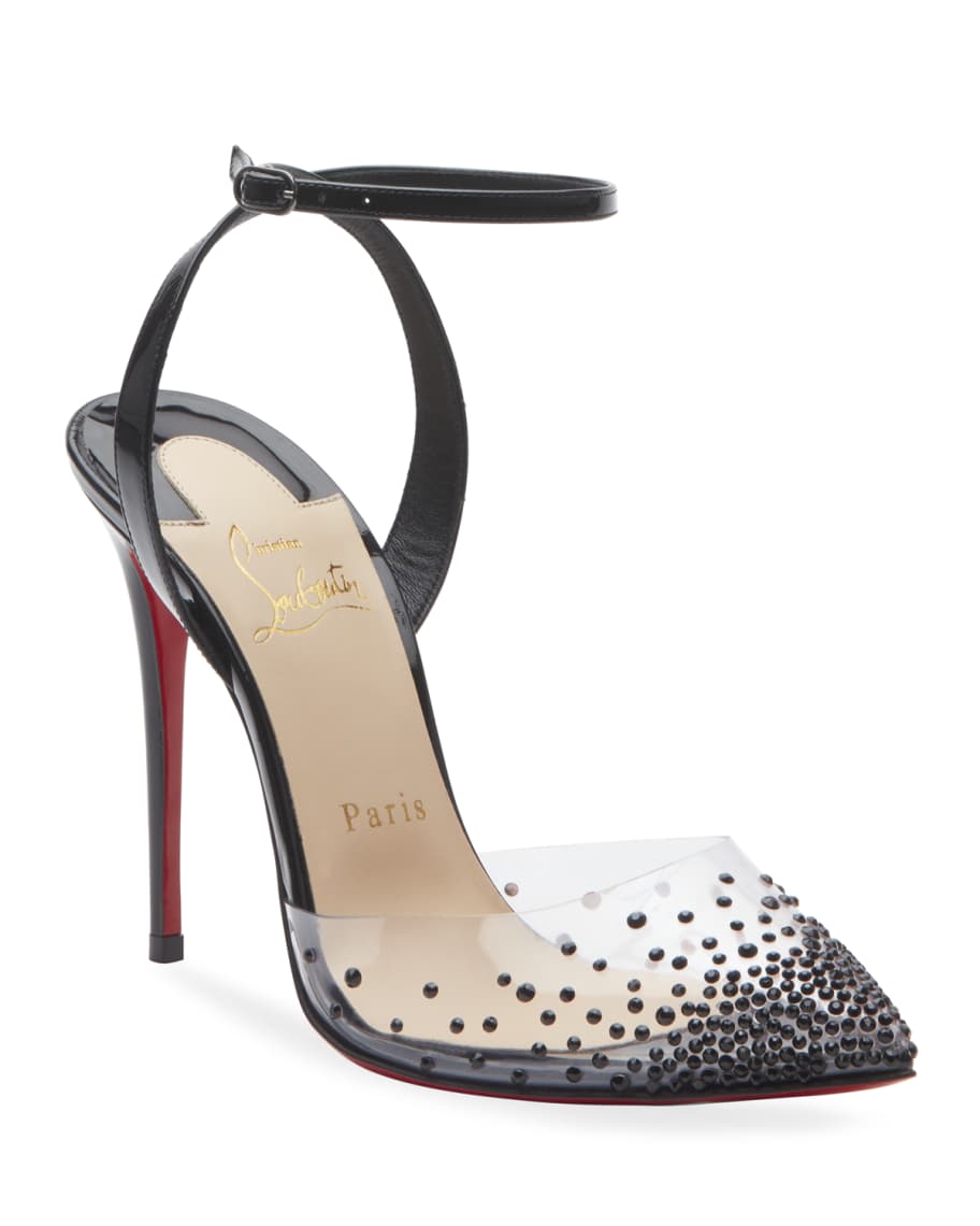 Christian Louboutin Spikaqueen 100 Red Sole Pumps | Neiman Marcus