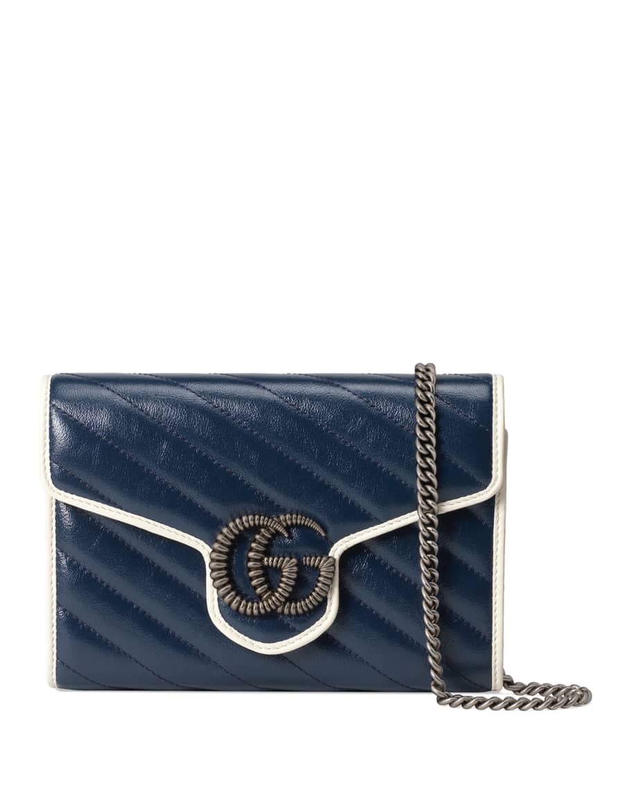 Gucci GG Marmont Torchon Wallet On Chain Mini Bag | Neiman Marcus