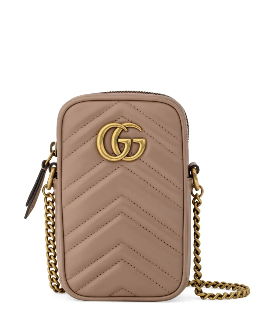 Gucci GG Marmont Mini Leather Crossbody Bag