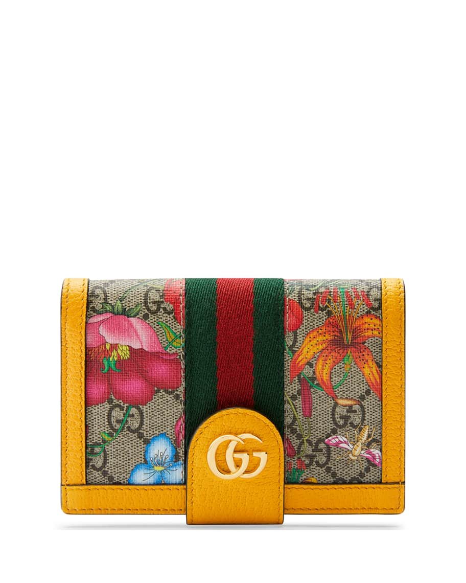 Gucci Ophidia GG Flora Passport Case