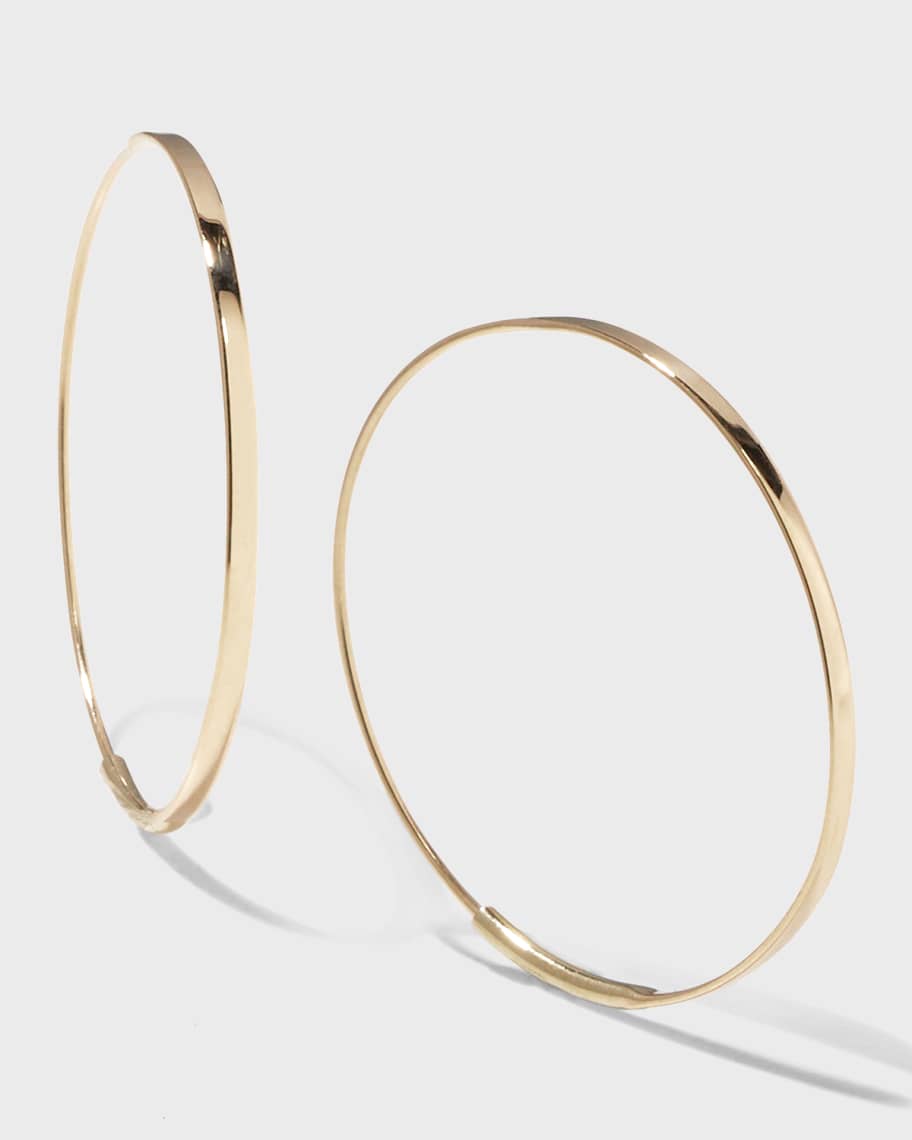 Lana flat sales magic hoop earrings