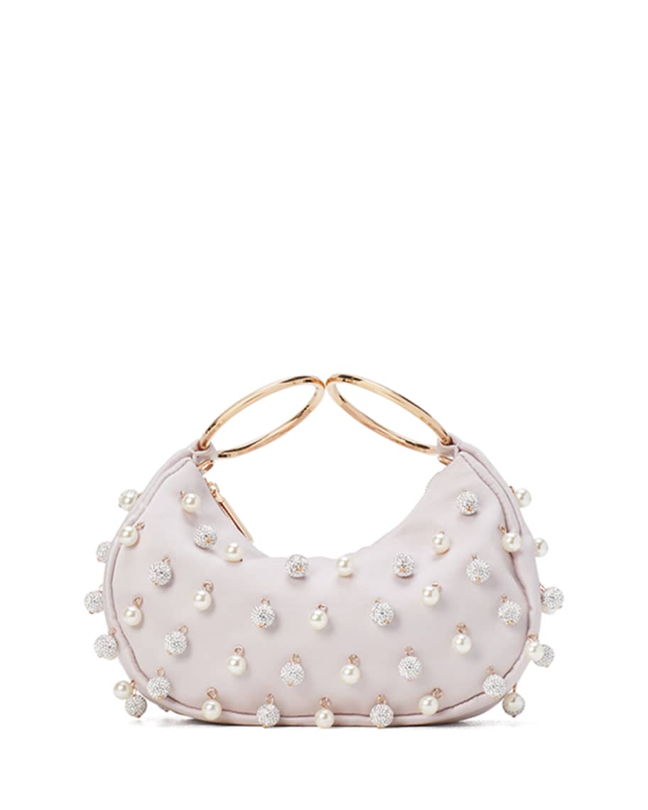 kate spade new york collins pearl pave bracelet clutch bag | Neiman Marcus