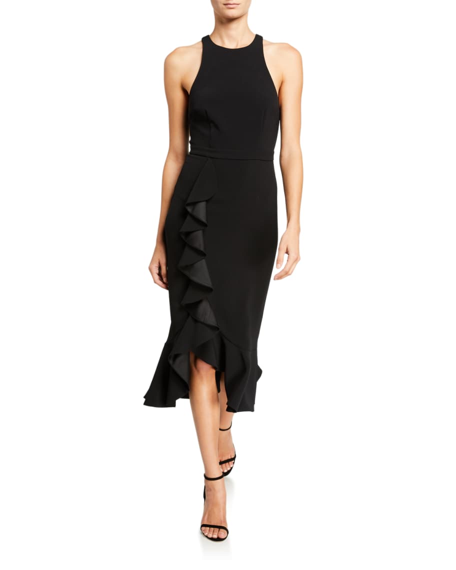 Likely Tay Sleeveless Cascade Ruffle Cocktail Dress | Neiman Marcus