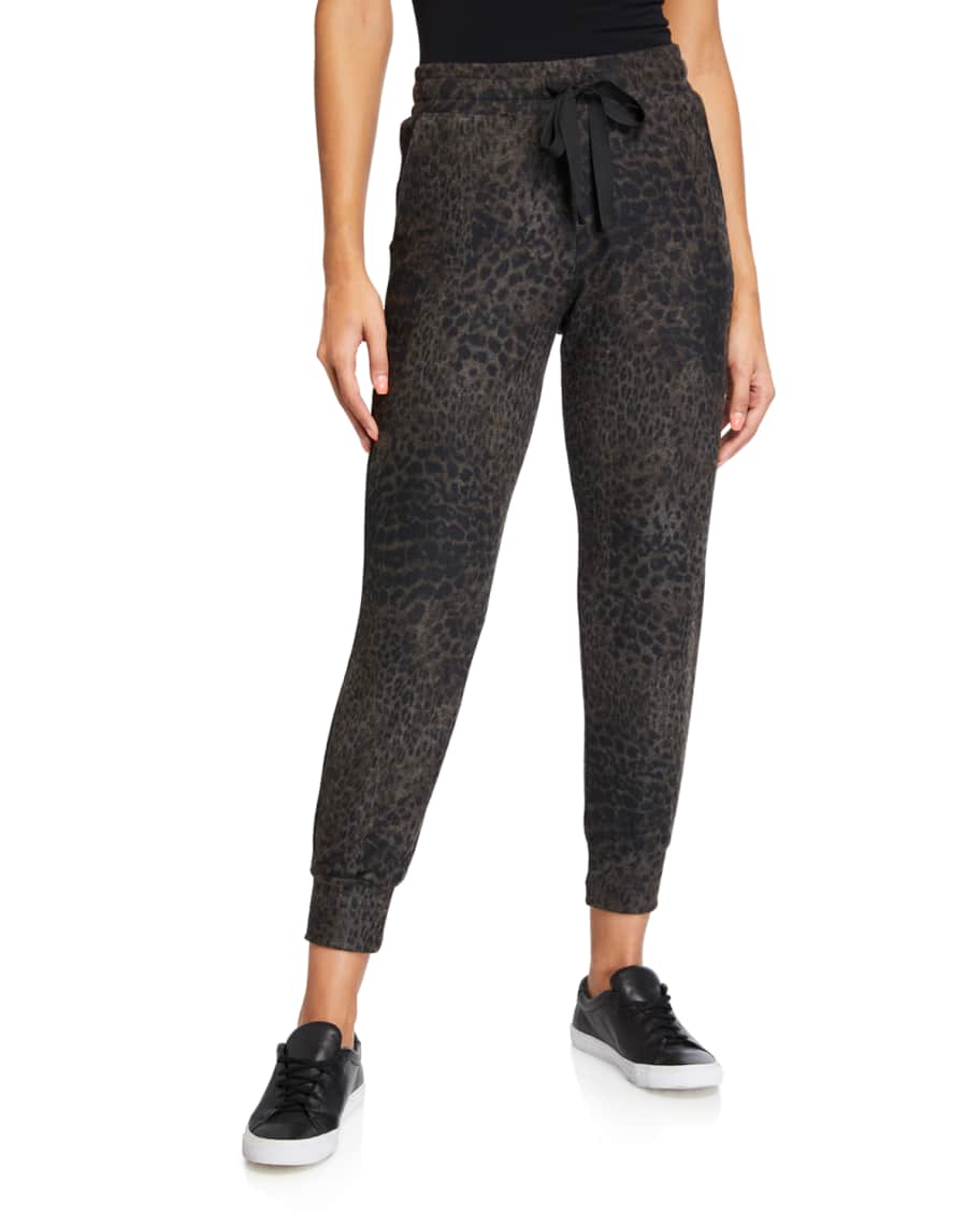Sundry leopard cheap jogger