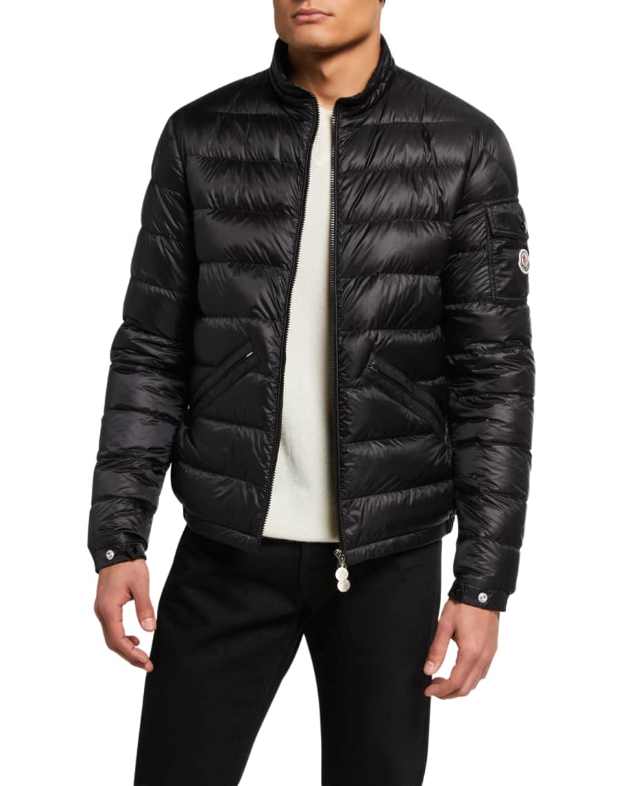 Moncler Men's Agay Down Quilted Jacket | Neiman Marcus
