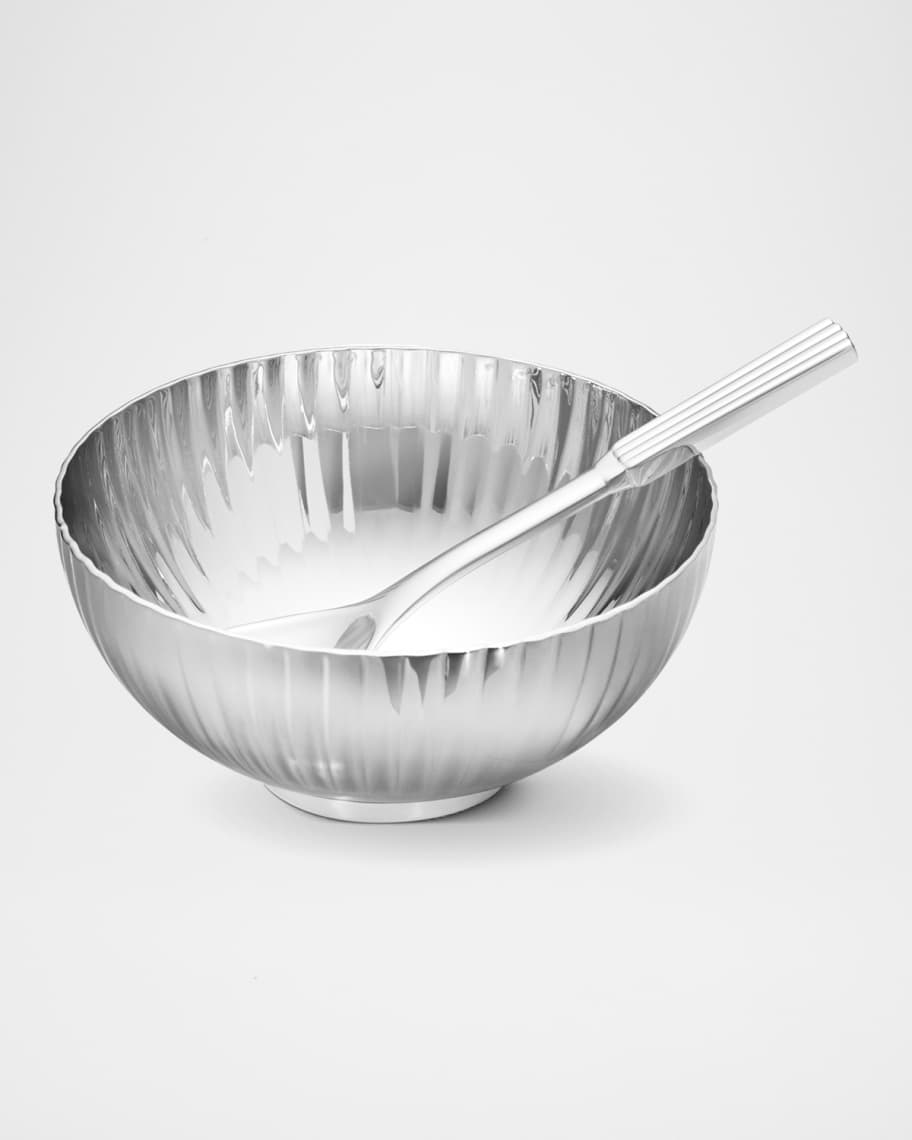 Georg Jensen Bernadotte Salt Cellar & Spoon