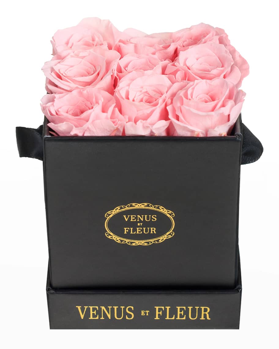 Venus ET Fleur Classic Mini Square Rose Box | Neiman Marcus