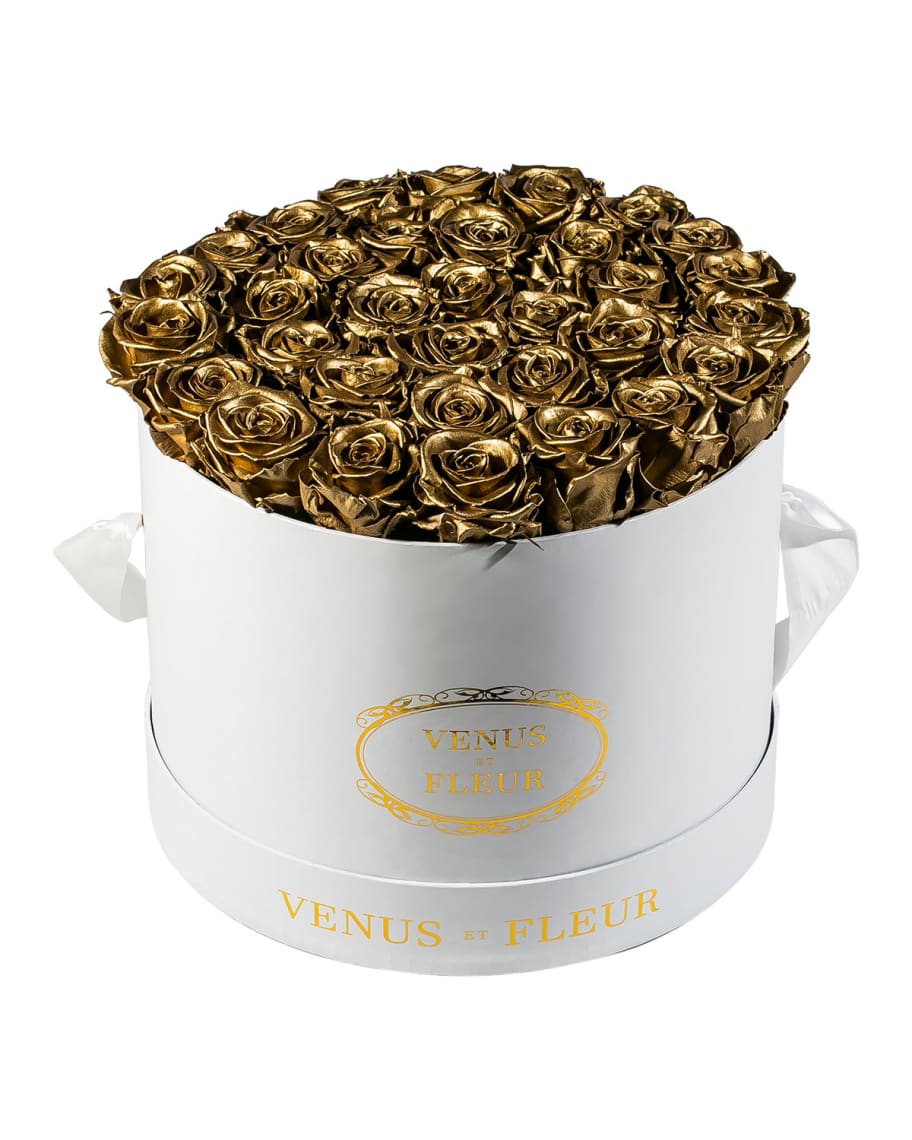 Venus ET Fleur Classic Large Round Rose Box | Neiman Marcus
