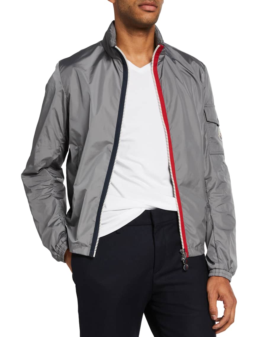 Moncler Men s Keralle Nylon Jacket w Signature Stripes Neiman