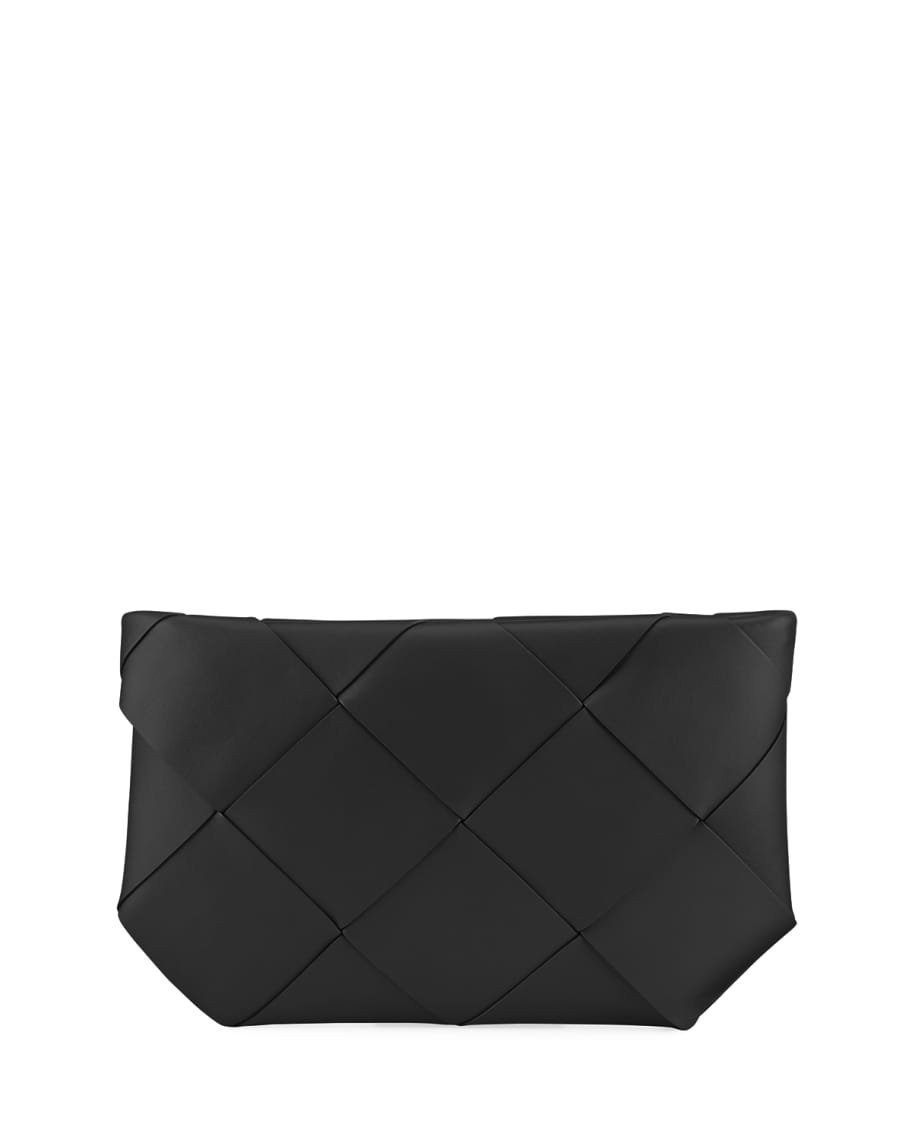 Bottega Veneta Maxi Blown-Up Intrecciato Leather Pouch Bag | Neiman Marcus