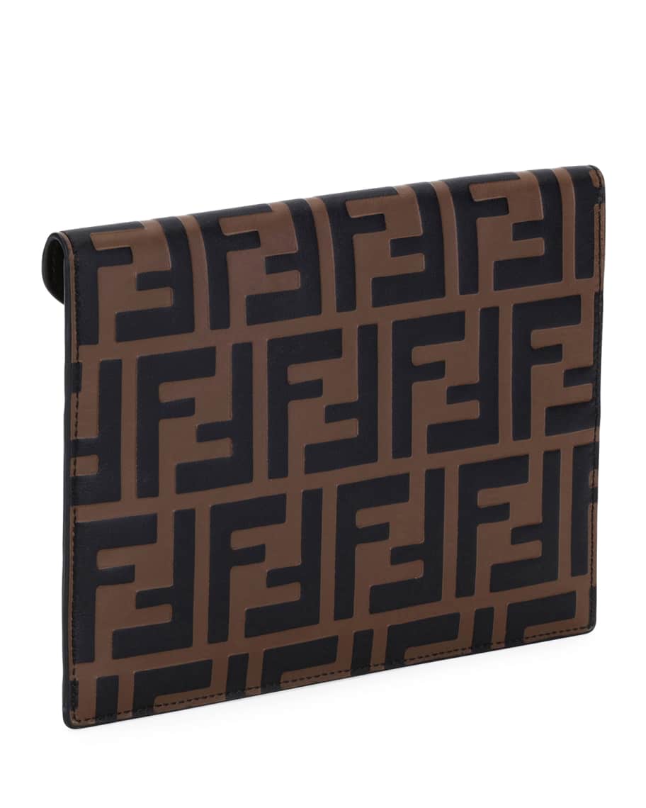 F Is Fendi Medium Busta Calf Envelope Clutch Bag