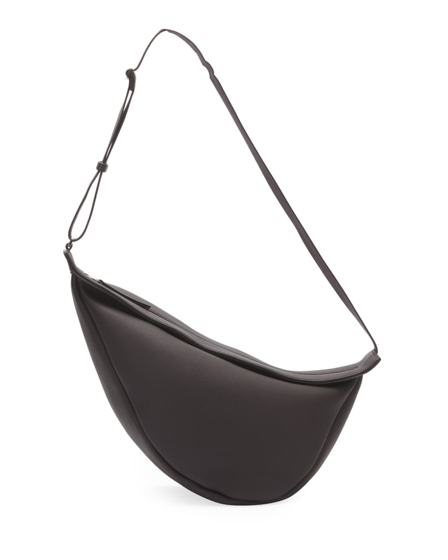 THE ROW Large Slouchy Banana Bag in Luxe Grain Leather